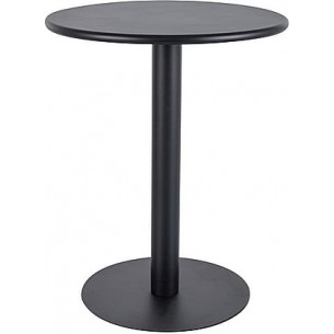 Pub 60cm h73cm black round bar table on one leg Signal