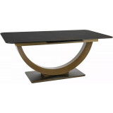 Wilson 180-240x100cm ossido bruno&amp;antique color bronze extendable ceramic table Signal