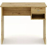 B-011 90x50cm oak artisan desk with drawer and shelf Signal