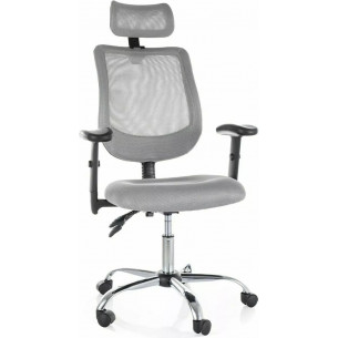 Q-118 gray office chair with adjustable armrests Signal