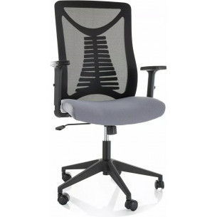 Q-330R black&amp;grey office chair with adjustable armrests Signal