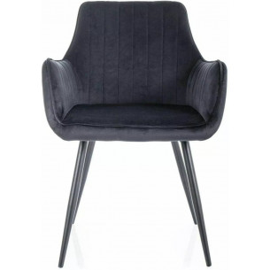 Apple black velvet chair Signal