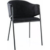 Bono black velvet chair Signal