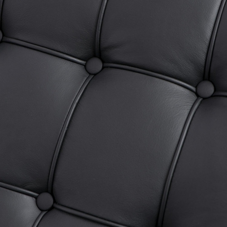 Stylowa Sofa 2 osobowa Barcelon Czarna D2.Design do salonu i przedpokoju.