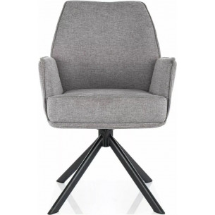 Hugo grey swivel chair Signal