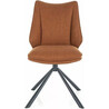 Kenzie cinnamon swivel upholstered chair Signal