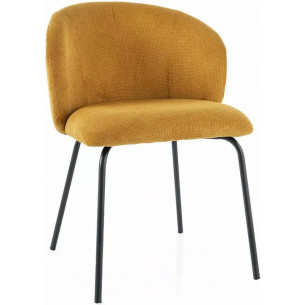 Kevin curry upholstered chair with rounded backrest Signal