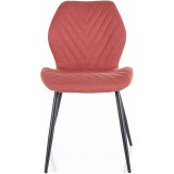 Mike grapefruit upholstered stitched chair Signal