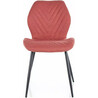 Mike grapefruit upholstered stitched chair Signal