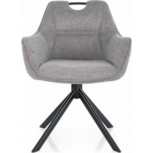 Remo grey swivel chair with handle Signal