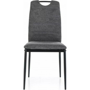 Rip brego dark grey upholstered chair with handle Signal