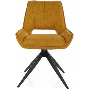 Tello curry swivel upholstered chair Signal