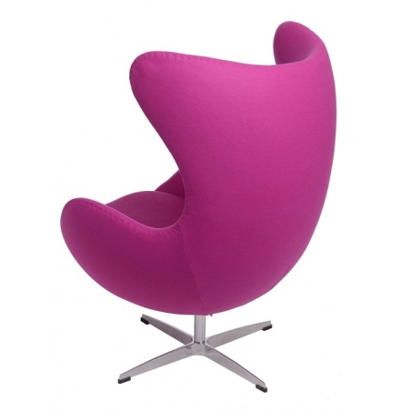 Designerski Fotel tapicerowany Jajo Chair Cashmere Amarant D2.Design do salonu i sypialni.