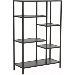 Costa 109x70cm black loft shelf on legs Signal