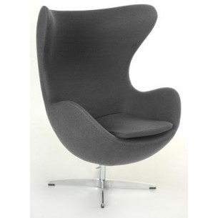 Jajo Chair Cashmere light grey swivel armchair D2.Design