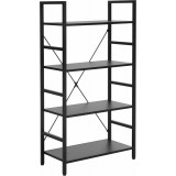 Regał loft na nóżkach Loft R5 60x30x115cm czarny Signal