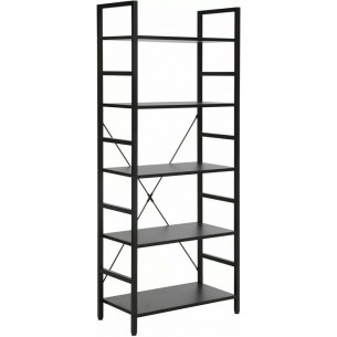 Loft R5 60x30x146cm black loft shelf on legs Signal