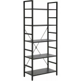 Loft R5 60x30x146cm black loft shelf on legs Signal