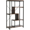 Net 75x35x132cm walnut&amp;black loft shelf on legs Signal