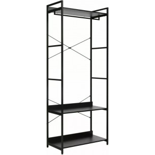 Rin B 80x40x200cm black standing rack with hanger Signal