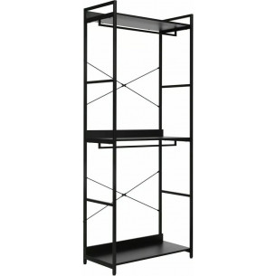 Rin A 80x40x200cm black standing rack with hangers Signal