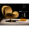 Brigitte curry swivel upholstered armchair Signal