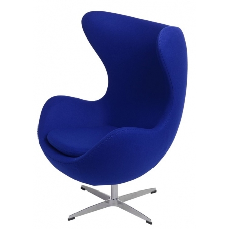 Jajo Chair Cashmere deep blue swivel armchair D2.Design