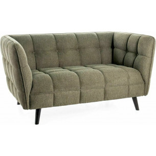 Castello 145cm olive&amp;wenge 2-seater upholstered sofa Signal