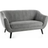 Elite 153cm gray&amp;wenge upholstered 2-seater sofa Signal