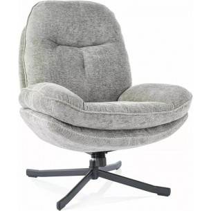 Harper olive upholstered swivel chair Signal