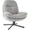 Harper olive upholstered swivel chair Signal