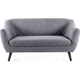 Molly brego 160cm gray&amp;wenge upholstered two-seater sofa Signal