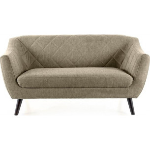 Molly brego 160cm olive&amp;wenge upholstered two-seater sofa Signal