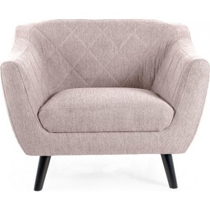 Molly brego upholstered armchair beige&amp;wenge Signal