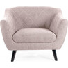 Molly brego upholstered armchair beige&amp;wenge Signal