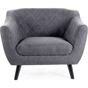 Molly brego gray&amp;wenge upholstered armchair Signal