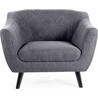 Molly brego gray&amp;wenge upholstered armchair Signal