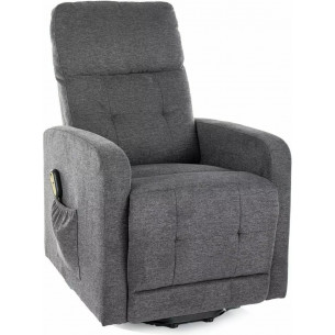 Otus II brego 18 dark grey fold-out upholstered armchair Signal