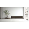 Szafka rtv na nóżkach z szufladami Nona 204x44cm marrone / bianco OL Home