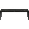 Zag 240x100cm black marble&amp;black Ceramic table OL Home