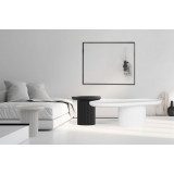 Ops white&amp;cashmere&amp;black Set of designer coffee tables OL Home