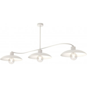 Foster 100cm white loft 3-point ceiling lamp Emibig