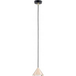 Elit 12cm gold cone pendant lamp Emibig