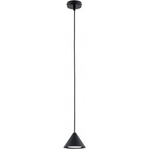 Elit 12cm black cone pendant lamp Emibig