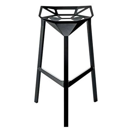 No. 1 82 black metal bar stool D2.Design