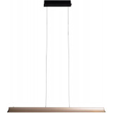 Jo-Jo simple LED 124cm brushed gold pendant lamp Maxlight