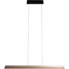 Jo-Jo simple LED 124cm brushed gold pendant lamp Maxlight