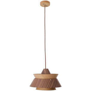 Lampa wisząca drewniana Kioto 34cm MaxLight