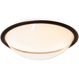 Lotto LED 48cm white&amp;black&amp;transparent modern round ceiling lamp Maxlight