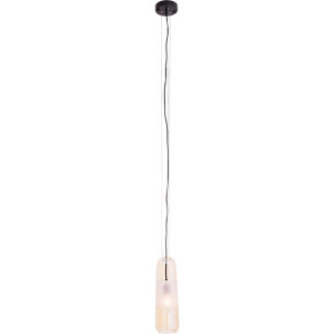 Lampa wisząca szklana Mauri 12cm szampańskie szkło MaxLight